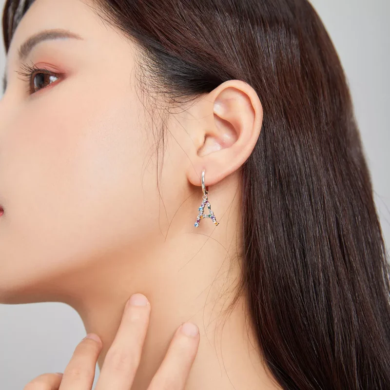 (resim) Pandora Stil Romantik Kız Küpe - SCE1030 - Görüntüle 5