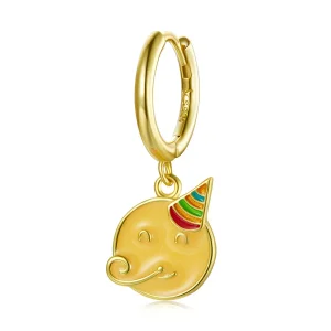 (resim) Pandora Stili Emoji - Kutlama Küpe - SCE1204-A