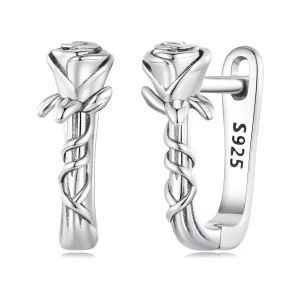 (resim) Pandora Stili Gül Küpe Halkası - BSE716