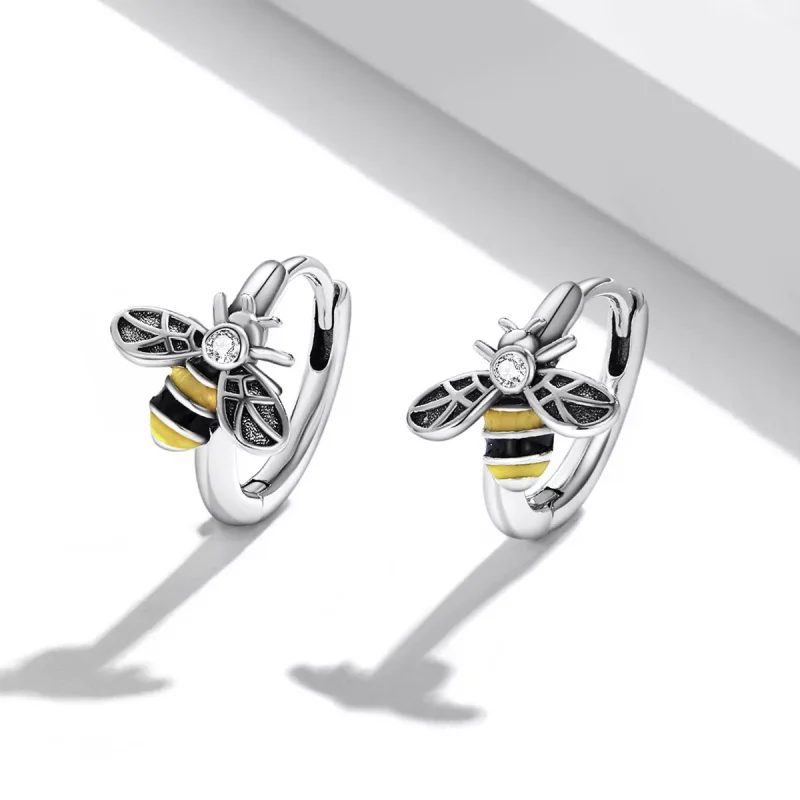 (resim) Pandora Stili Mini Arı Küpe - SCE1337 - Görüntüle 2