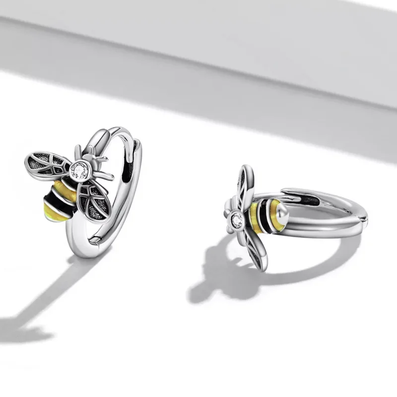 (resim) Pandora Stili Mini Arı Küpe - SCE1337 - Görüntüle 3