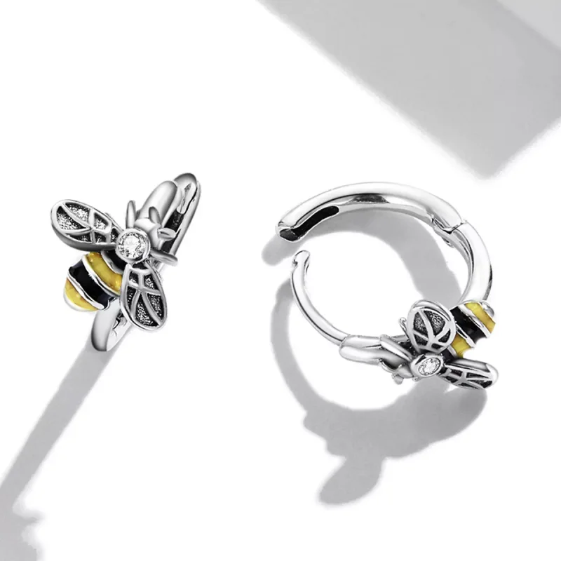 (resim) Pandora Stili Mini Arı Küpe - SCE1337 - Görüntüle 4