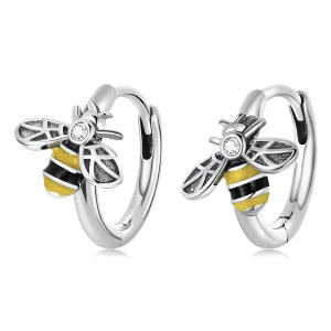 (resim) Pandora Stili Mini Arı Küpe - SCE1337