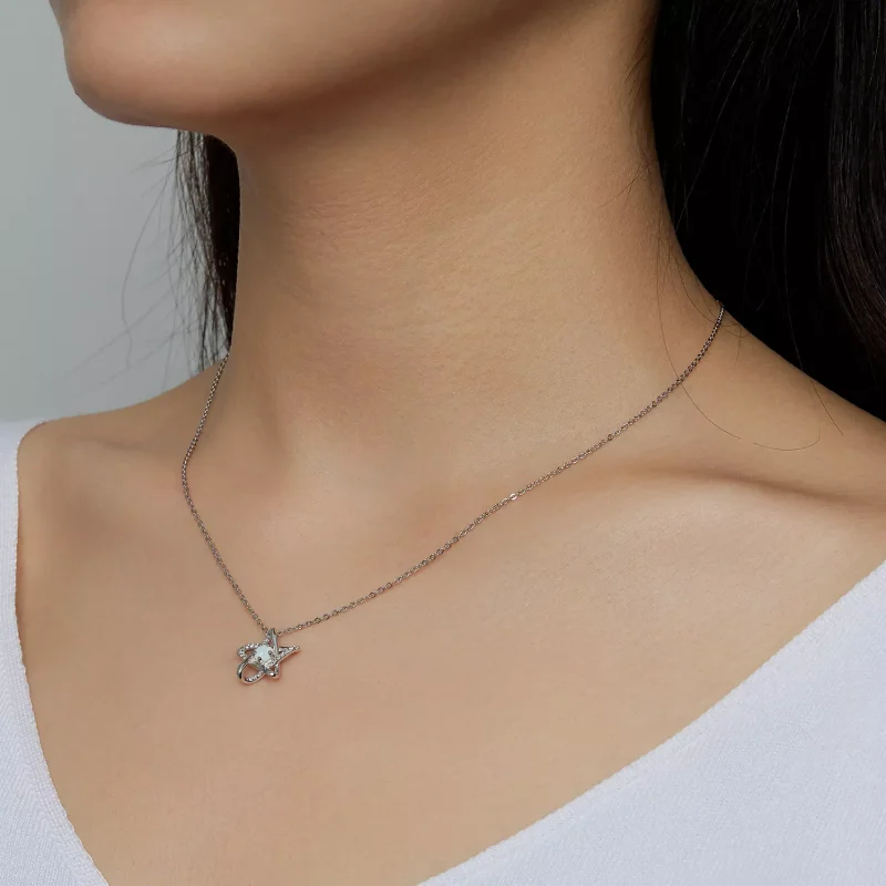 (resim) Pandora Stil Opal Yıldız Kolye - SCN473 - Görüntüle 5