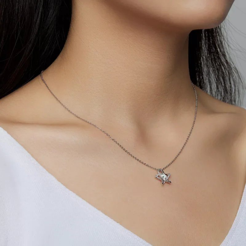 (resim) Pandora Stil Opal Yıldız Kolye - SCN473 - Görüntüle 6
