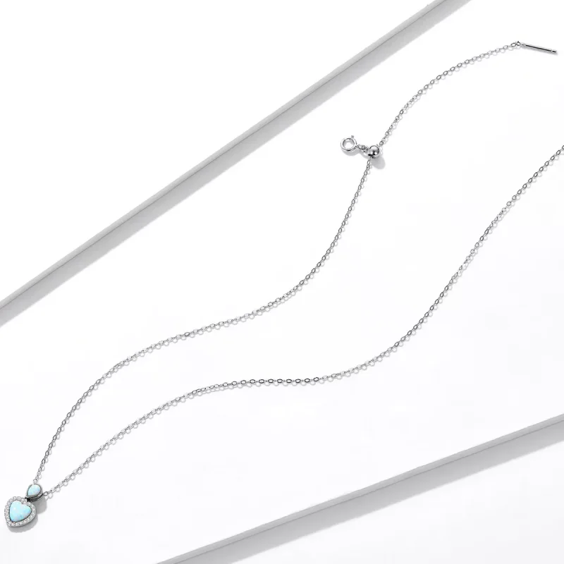 (resim) Pandora Stili Opal Aşk Kolye - BSN243 - Görüntüle 4
