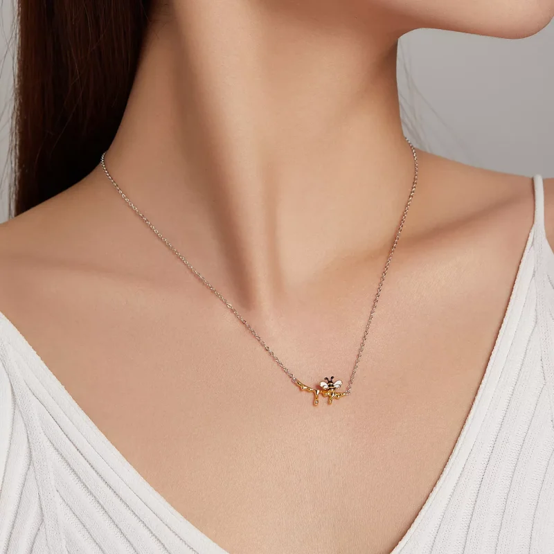 (resim) Pandora Tarzı Bal ve Arı Kolye - SCN460 - Görüntüle 6