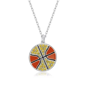 (resim) Pandora tarzı Dinamik Basketbol Kolye - BSN203