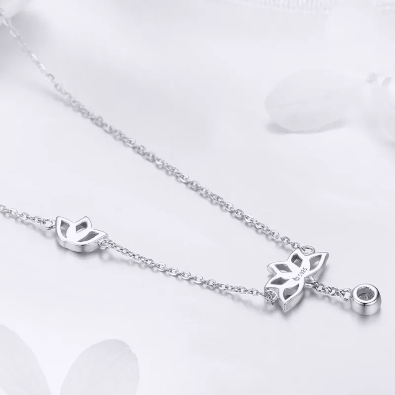 (resim) Pandora tarzı taze lotus Kolye - BSN012 - Görüntüle 2