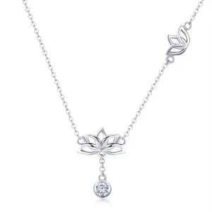 (resim) Pandora tarzı taze lotus Kolye - BSN012