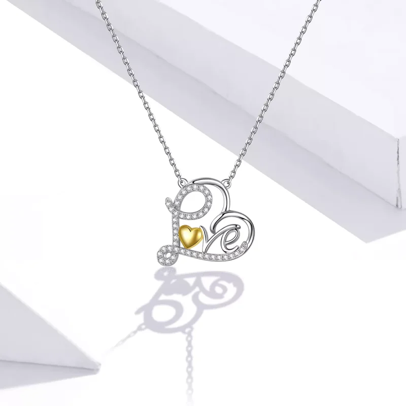 (resim) Pandora tarzı True Love Kolye - SCN436 - Görüntüle 5