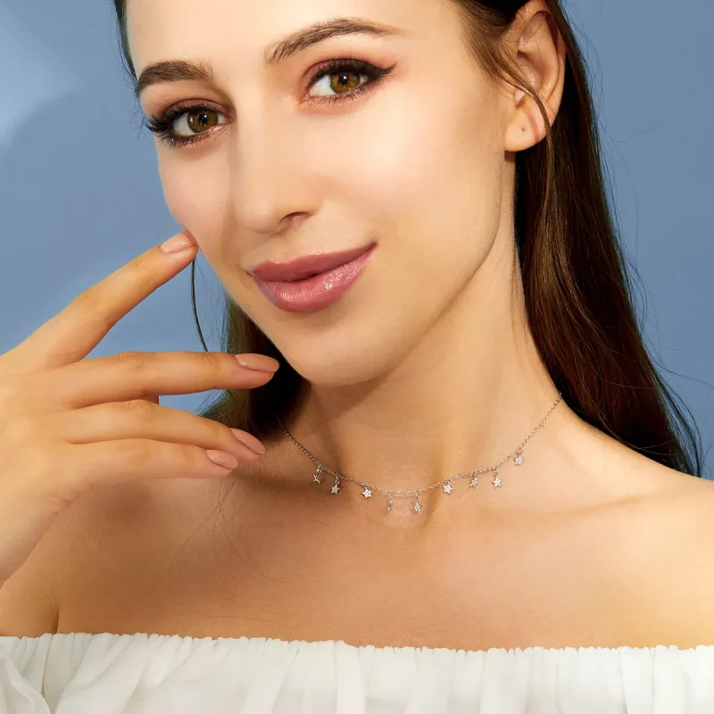(resim) Pandora tarzı Yıldız Kolye - BSN116 - Görüntüle 6