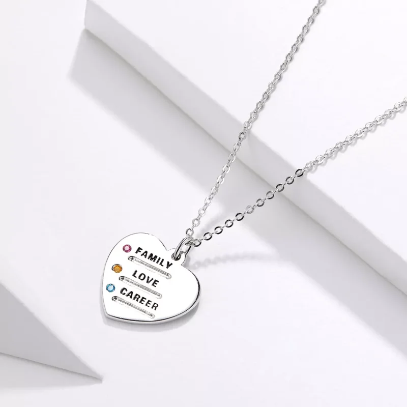 (resim) Pandora tarzında Aşk Dili Kolye - BSN058 - Görüntüle 3