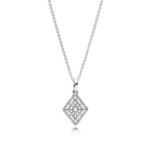 (resim) Pandora Geometrik Çizgiler Kolye - 396209CZ-60
