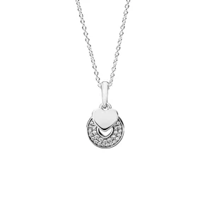 (resim) Pandora kutlama kalpleri Kolye - 390404cz-70
