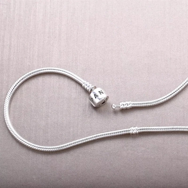 (resim) Pandora Sterling Barrel Clasp Zincir Kolye - 590703HV - Görüntüle 3