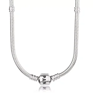 (resim) Pandora Sterling Barrel Clasp Zincir Kolye - 590703HV