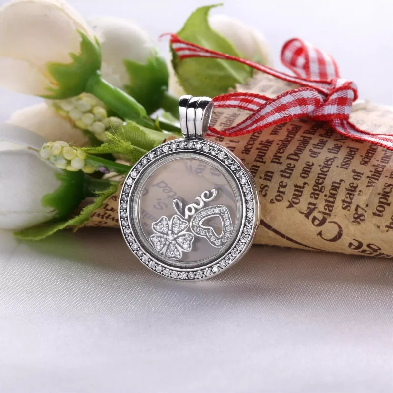 (resim) Pandora Yüzer Madalyon Yüzer Madalyon Kolye Kolye - PJ00288-1 - Görüntüle 3