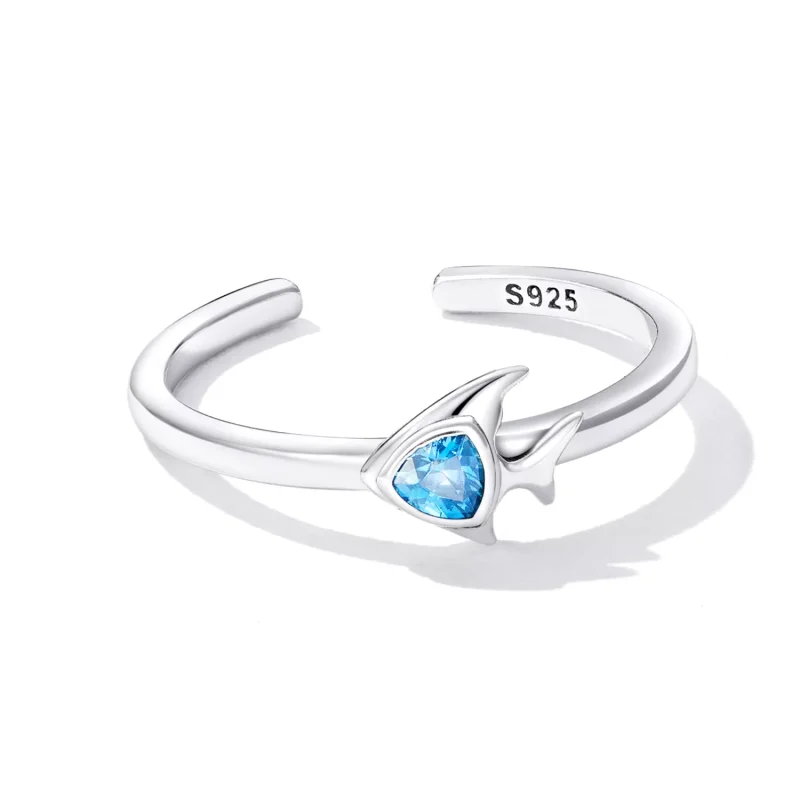 (resim) Pandora Stil Yaratıcı Balık Açık Yüzük - SCR817 - Görüntüle 3
