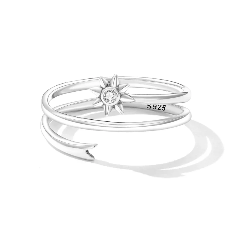 (resim) Pandora Stili Dilek Meteoru Açık Yüzük - SCR810 - Görüntüle 4
