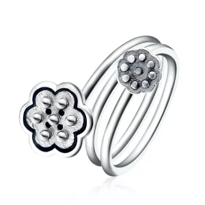 (resim) Pandora Stili Lotus Kolye Açık Yüzük - VSR054