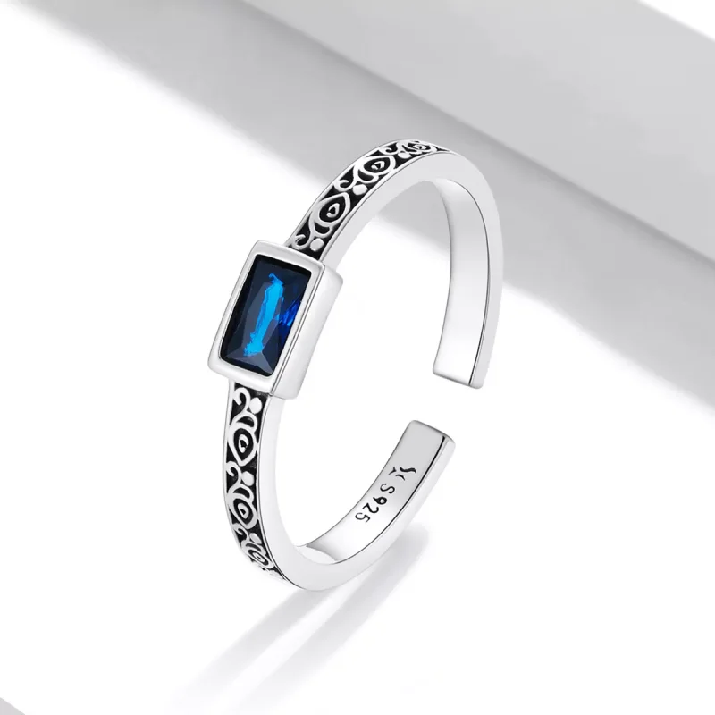 (resim) Pandora Stili Retro Desen - Zirkonyum Açık Yüzük - SCR768 - Görüntüle 2