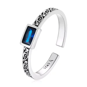 (resim) Pandora Stili Retro Desen - Zirkonyum Açık Yüzük - SCR768
