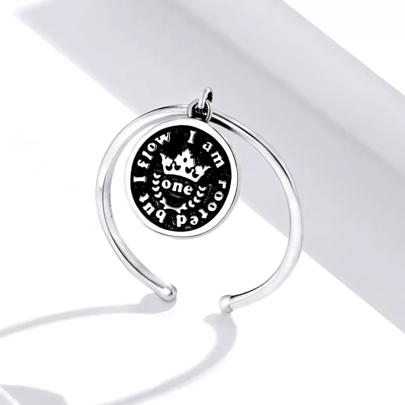 (resim) Pandora Stili Vintage Sikke Açık Yüzük - SCR655 - Görüntüle 3