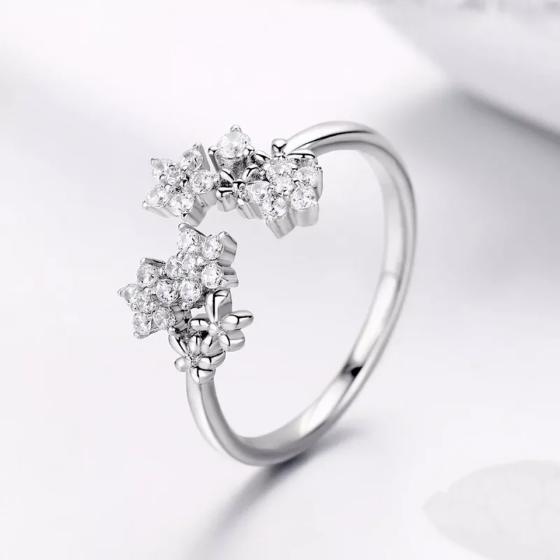 (resim) Pandora tarzı Gypsophila Açık Yüzük - BSR021 - Görüntüle 4