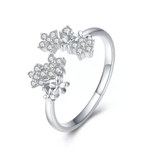 (resim) Pandora tarzı Gypsophila Açık Yüzük - BSR021