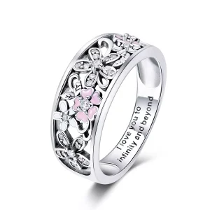 (resim) Pandora tarzı çiçek dansı Yüzük - SCR390