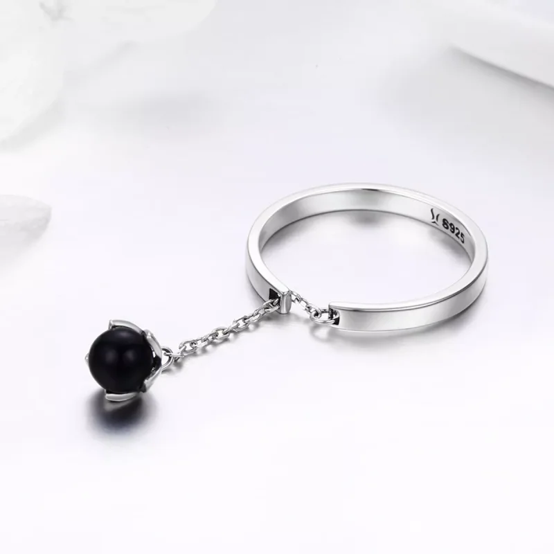 (resim) Pandora tarzı Çiçeklerin Gözyaşları Açık Yüzük - SCR314 - Görüntüle 5