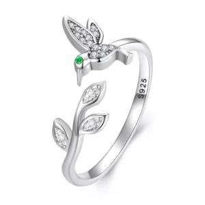 (resim) Pandora tarzı Kuş Kanatlı Açık Yüzük - SCR871