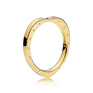 (resim) Heart-Shaped Pandora Logo Ring - 167379