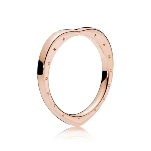 (resim) Heart-Shaped Pandora Logo Ring - 187379
