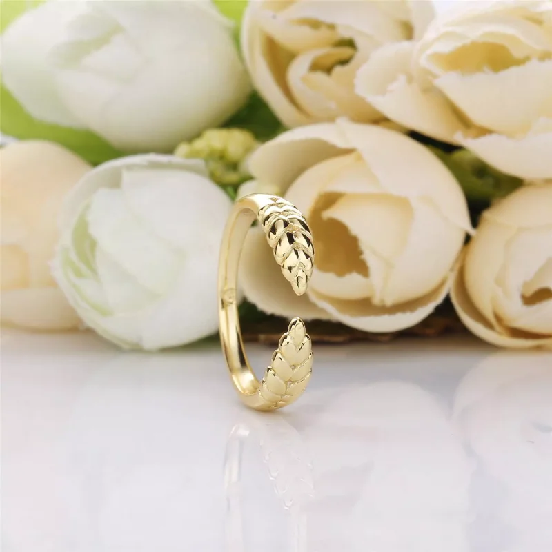 (resim) Pandora 14k altın kaplama Açık Tahıllar Yüzük - 167699 - Görüntüle 2