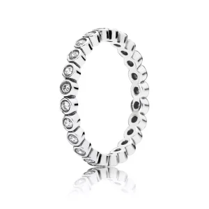 (resim) Pandora çekici minyon parlak Yüzük - 190941CZ