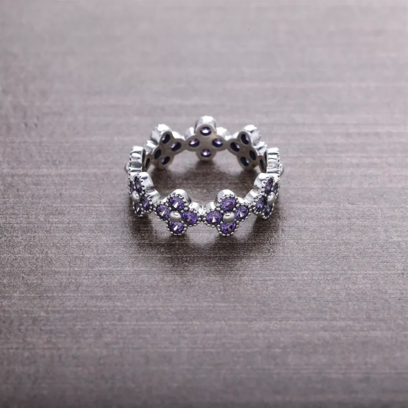(resim) Pandora oryantal çiçek Yüzük - 191000CZ - Görüntüle 4