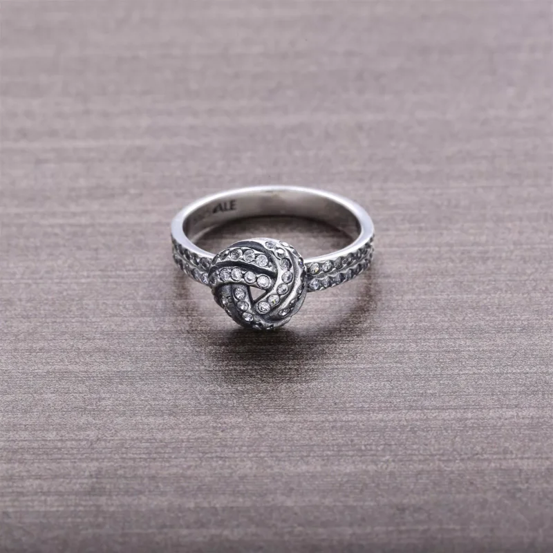 (resim) Pandora Pırıl pırıl Aşk Düğümü Yüzük - 190997CZ - Görüntüle 3