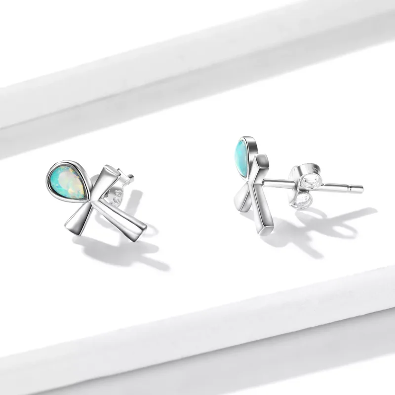(resim) Pandora Stili Anka Haçlı Küpe - BSE556 - Görüntüle 4