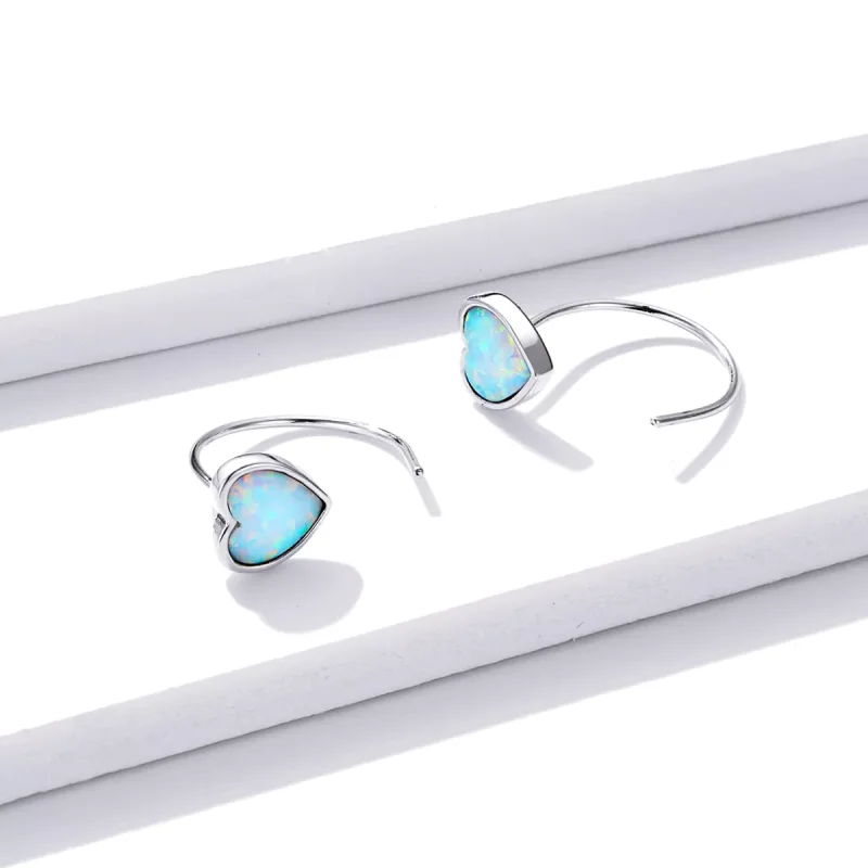 (resim) Pandora Stili Aurora Romantik Küpe - BSE499 - Görüntüle 3