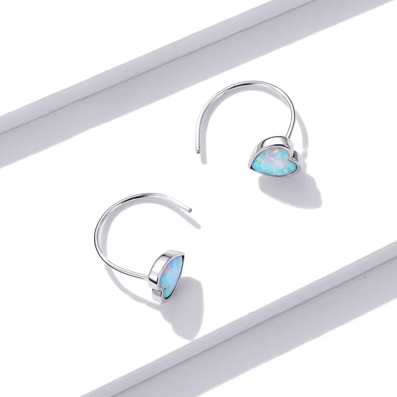 (resim) Pandora Stili Aurora Romantik Küpe - BSE499 - Görüntüle 4