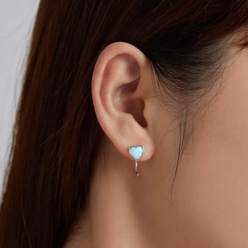 (resim) Pandora Stili Aurora Romantik Küpe - BSE499 - Görüntüle 8