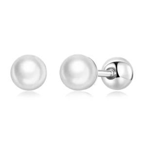 (resim) Pandora Stili İnci Küpe - BSE630-AL