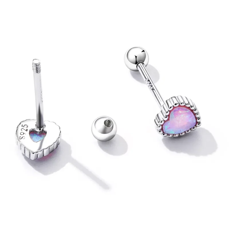 (resim) Pandora Stili Opal Sevgi Küpe - SCE1383 - Görüntüle 3