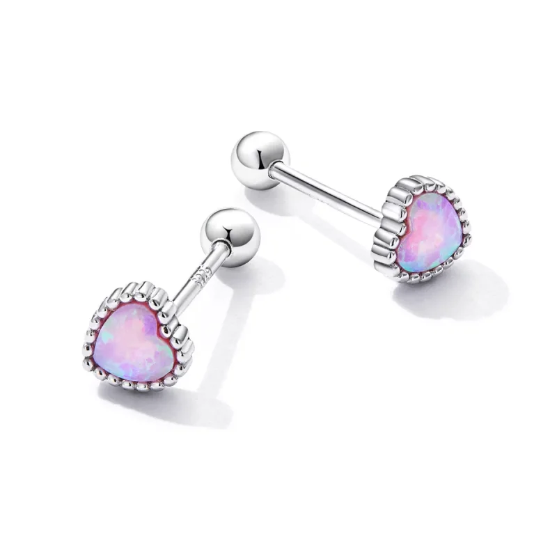 (resim) Pandora Stili Opal Sevgi Küpe - SCE1383 - Görüntüle 4