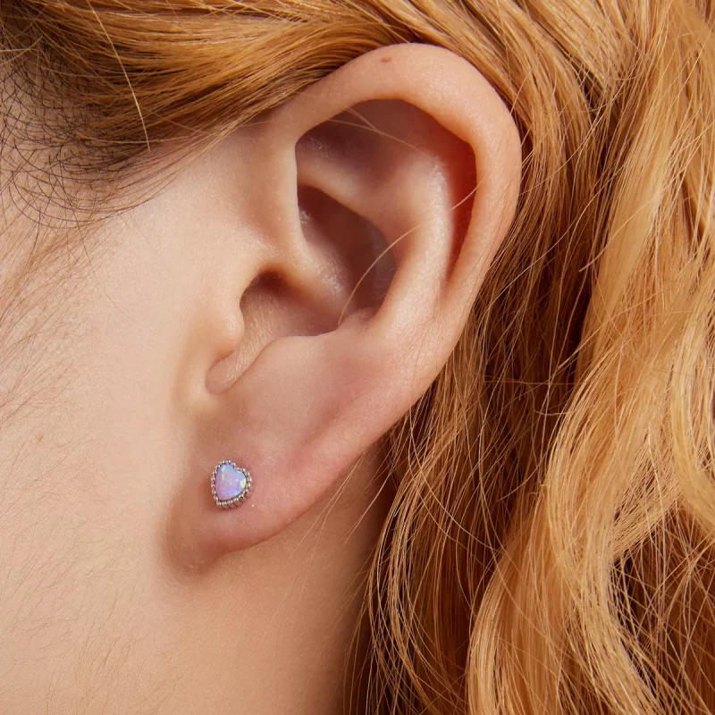 (resim) Pandora Stili Opal Sevgi Küpe - SCE1383 - Görüntüle 5