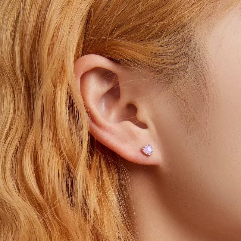 (resim) Pandora Stili Opal Sevgi Küpe - SCE1383 - Görüntüle 7