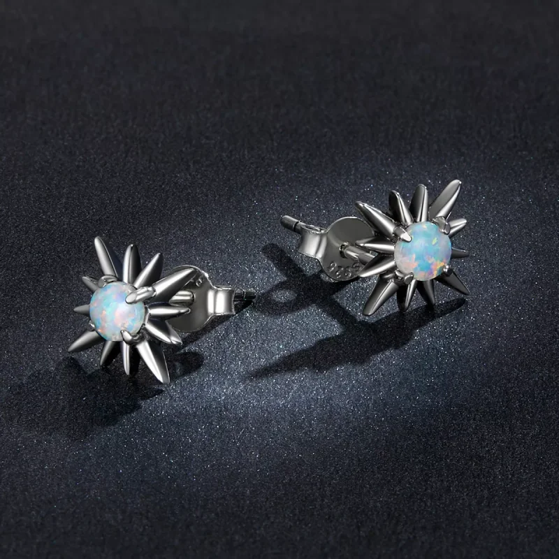 (resim) Pandora Stili Opal Yıldız Küpe - BSE581 - Görüntüle 5