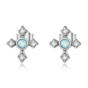 (resim) Pandora Stili Vintage Haç Küpe - BSE555
